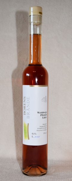 Roter Weinbergspfirsich-Likör